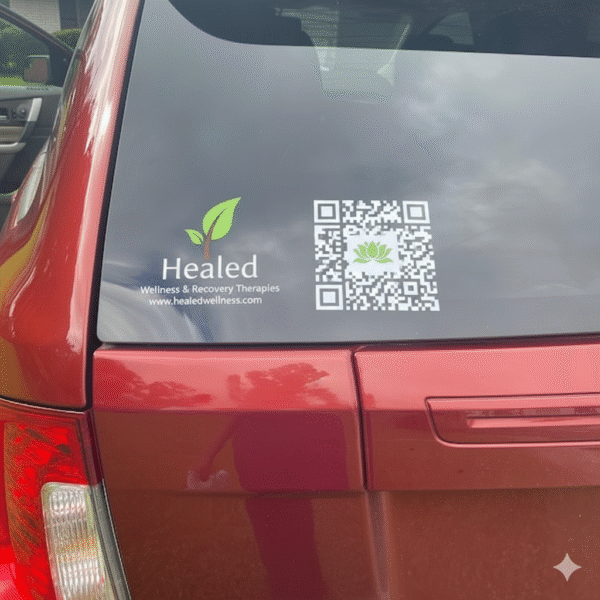 Custom Vehicle Stickers & Decals with QR Code – For Cars, Pickups, SUVs & Trucks | Durable Waterproof Vinyl
